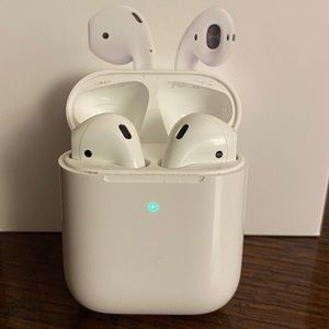 AirPods with charging case